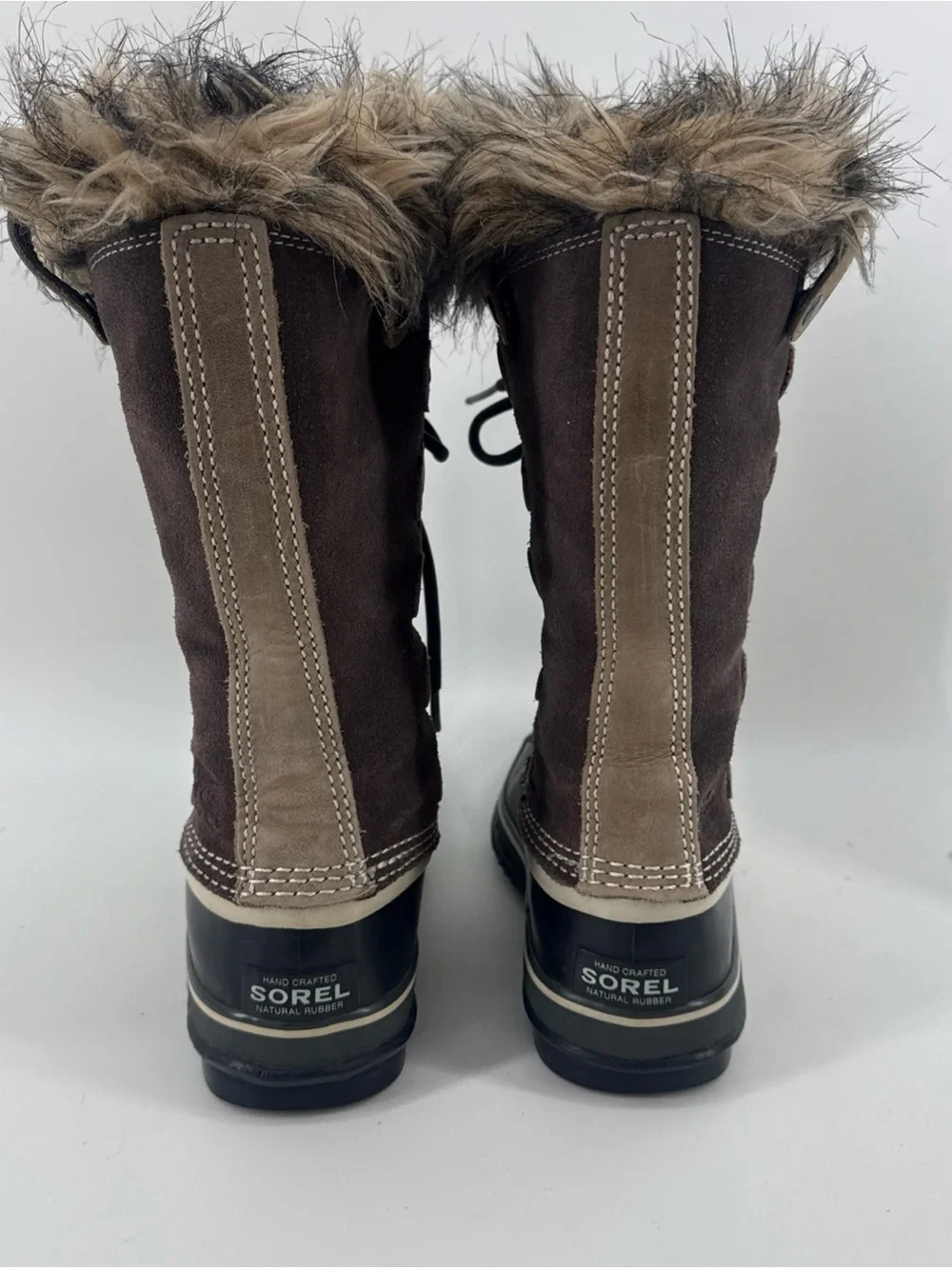Sorel Joan of Arctic Women's size 5 Waterproof Faux Fur Suede Snow Boots
